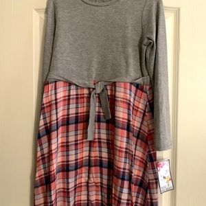 NWT Size Large Three Pink Hearts dress